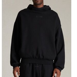 Fear of God ESSENTIALS Jet Black Hoodie